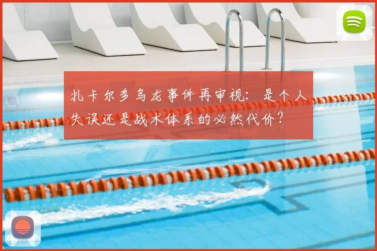 扎卡尔多乌龙事件再审视：是个人失误还是战术体系的必然代价？